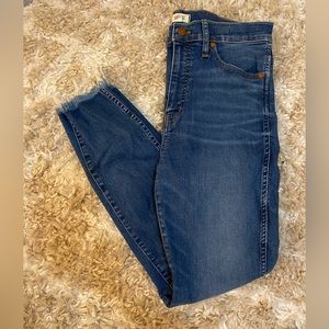 Madewell 10 inch high rise skinny jeans 31